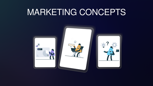 Videohive Marketing Concepts Elements template preview
