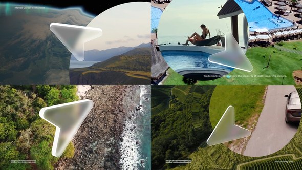 Videohive Mouse Cursor Transition - Arrow Transition Elements template preview