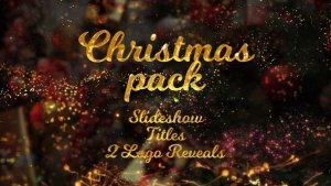 New Year and Christmas Pack Video Displays template preview