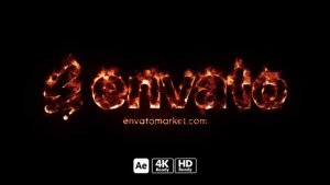 Videohive Logo In Fire Logo Stings template preview