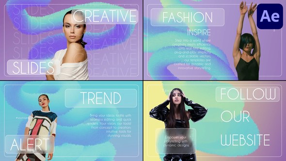 Videohive Modern Abstract Slides for After Effects Openers template preview