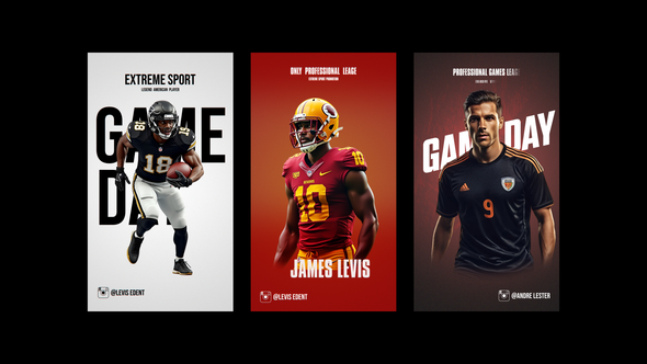 Videohive Sport Instagram / Reels Openers template preview