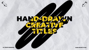 Videohive Hand-Drawn Animation Titles template preview