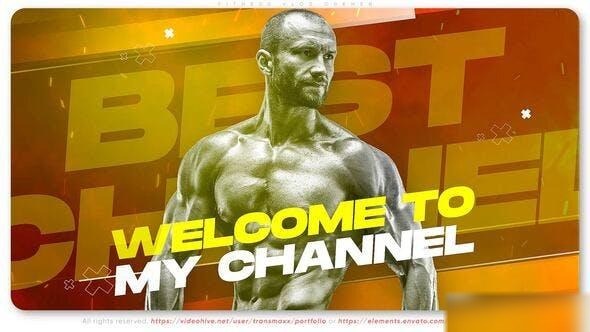 Videohive Fitness Vlog Opener Openers template preview