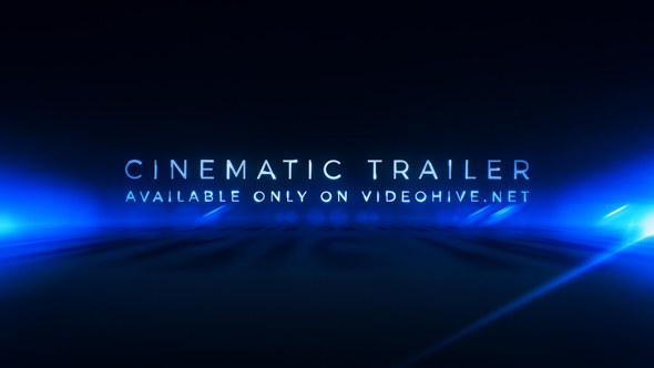 Cinematic Trailer Titles | Media Opener Video Displays template preview