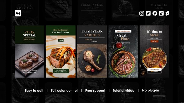 Videohive Food Instagram Reels 44328615 Product Promo template preview