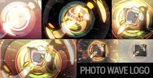 Videohive Photo Wave Logo Logo Stings template preview