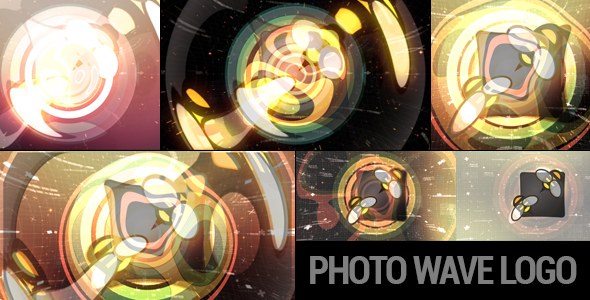 Videohive Photo Wave Logo Logo Stings template preview