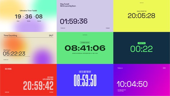 Videohive Streaming Countdown Elements template preview