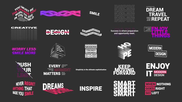 Videohive Modern Titles 24536504 Titles template preview