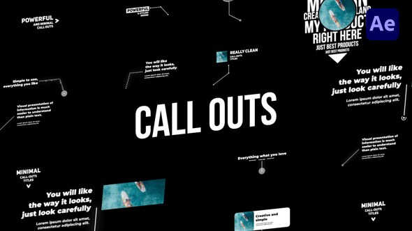 Videohive Corporate Call Outs 31653600 Titles template preview