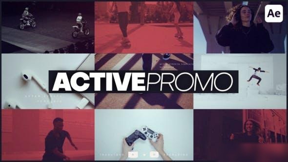 Videohive Active Promo Openers template preview