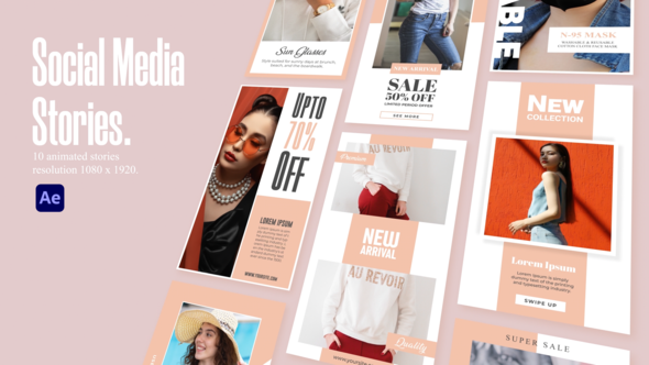 Videohive Social Media Stories Product Promo template preview