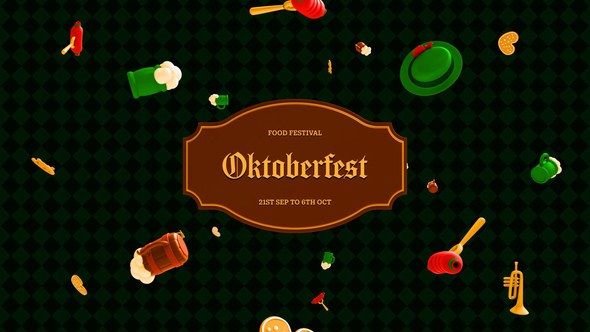 Videohive Oktoberfest Intro Logo Stings template preview