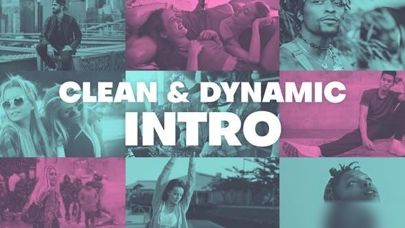 Videohive Clean Dynamic Intro Openers template preview