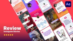 Videohive Instagram Review Stories Product Promo template preview