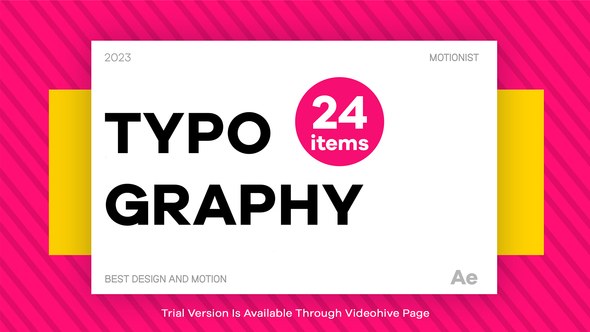 Videohive Typography 48623613 Titles template preview