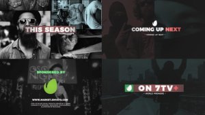 Seven TV Rebrand Video Displays template preview