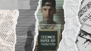 Videohive Grungy Paper Rip Transitions Elements template preview