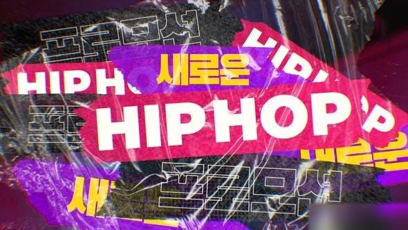 Videohive Grunge Hip hop Intro Openers template preview