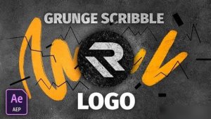 Videohive Grunge Scribble Logo Logo Stings template preview
