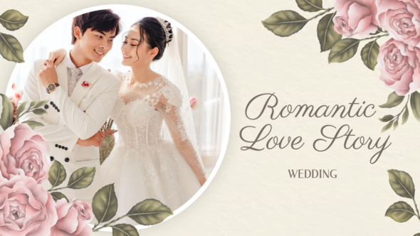 Videohive Romantic Wedding Slideshow 46311326 Video Displays template preview