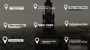 Videohive Location Titles | After Effects 39144555 Titles template preview