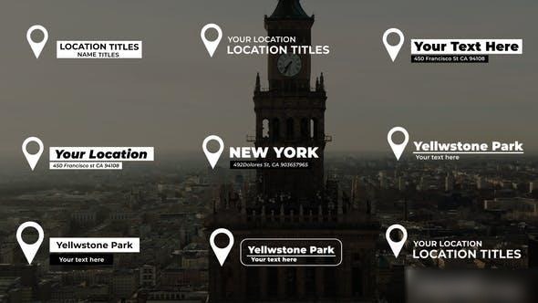 Videohive Location Titles | After Effects 39144555 Titles template preview