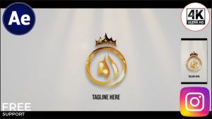 Videohive Gold Logo Opener 51018427 Logo Stings template preview