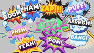 Bubble Text 3D Elements template preview