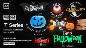 Videohive Halloween Titles 39768919 Titles template preview