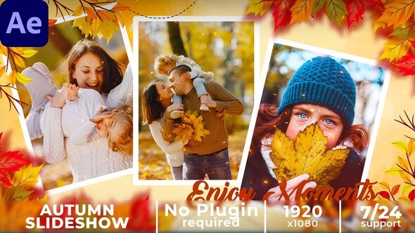 Videohive Autumn Memories Slideshow 48255392 Video Displays template preview