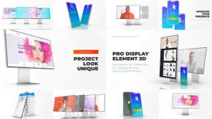 Videohive Phone 12 Pro Display Mockup - Web App Promo Product Promo template preview