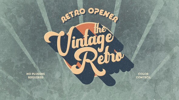 Videohive Retro Vintage Opener Openers template preview