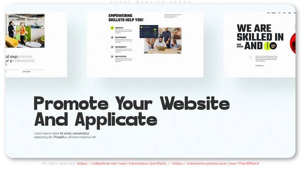 Videohive Short Website Promo Product Promo template preview