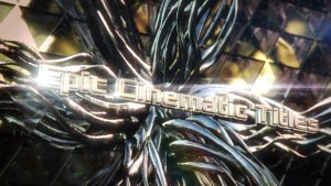 Epic Cinematic Titles Video Displays template preview