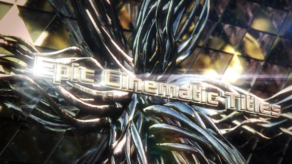 Epic Cinematic Titles Video Displays template preview