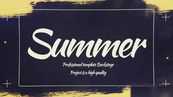 Videohive Summer Slideshow 20238284 Openers template preview