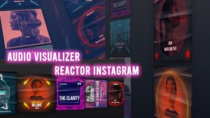 Videohive Audio Visualizer Reactor Instagram Product Promo template preview