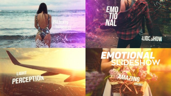 Parallax Slideshow Video Displays template preview