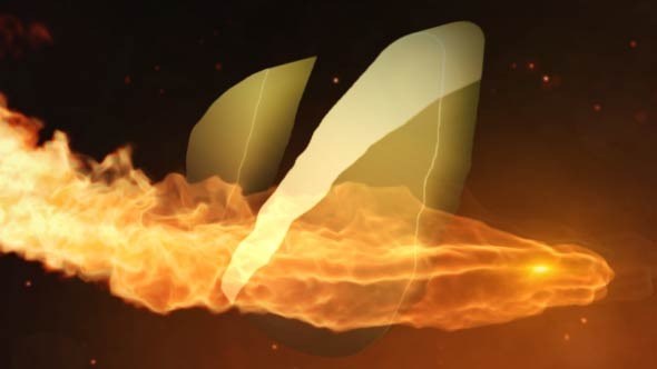 Dragon Born Logo Intro Video Displays template preview