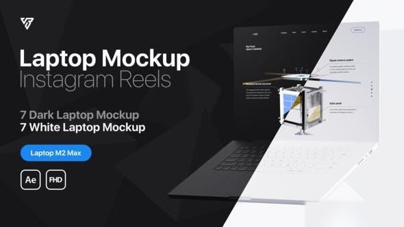 Videohive Laptop Mockup | Instagram Reels Product Promo template preview