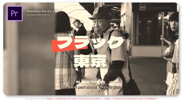 Tokyo Kyoto Opener Premiere Pro template preview