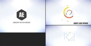 Videohive Shape Logo Opener - Teja Logo Stings template preview