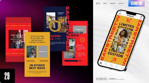 Videohive States Instagram Stories Product Promo template preview