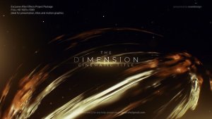 Videohive Dimension Cinematic Title Titles template preview