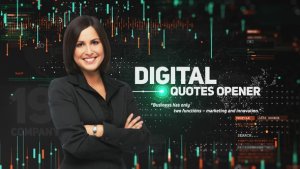 Videohive Digital Quotes Opener Openers template preview
