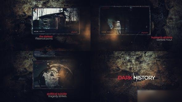 Videohive Dark History Openers template preview
