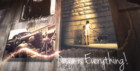 Videohive Creative Wall Gallery Video Displays template preview