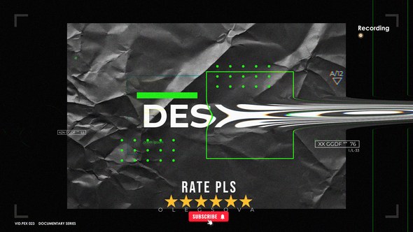 Videohive Perfomance Glitch M4 folder Logo Stings template preview